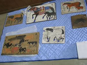 繋馬図絵馬 文化遺産オンライン