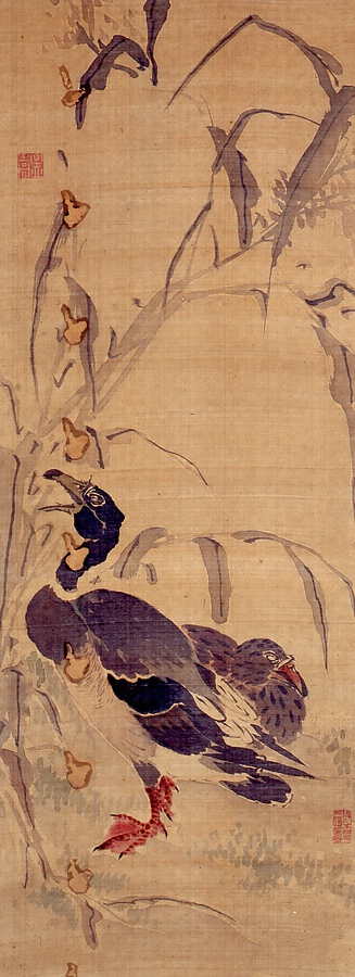 芦雁図 文化遺産オンライン