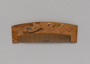 月秋草雁蒔絵櫛 文化遺産オンライン