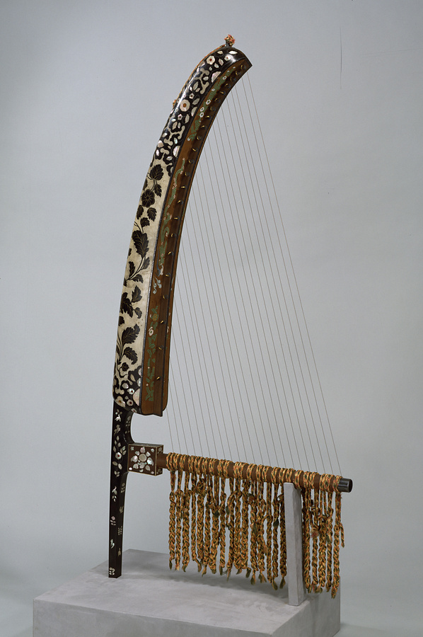 模造 箜篌 文化遺産オンライン