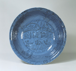 青花飛馬文杯 文化遺産オンライン