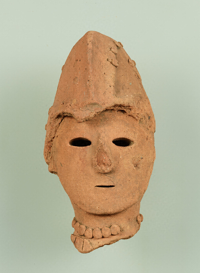 埴輪 武人頭部 文化遺産オンライン