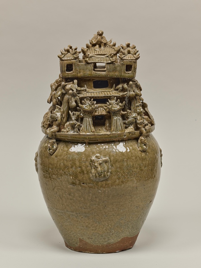 青磁神亭壺 文化遺産オンライン