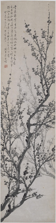 梅花図軸 文化遺産オンライン