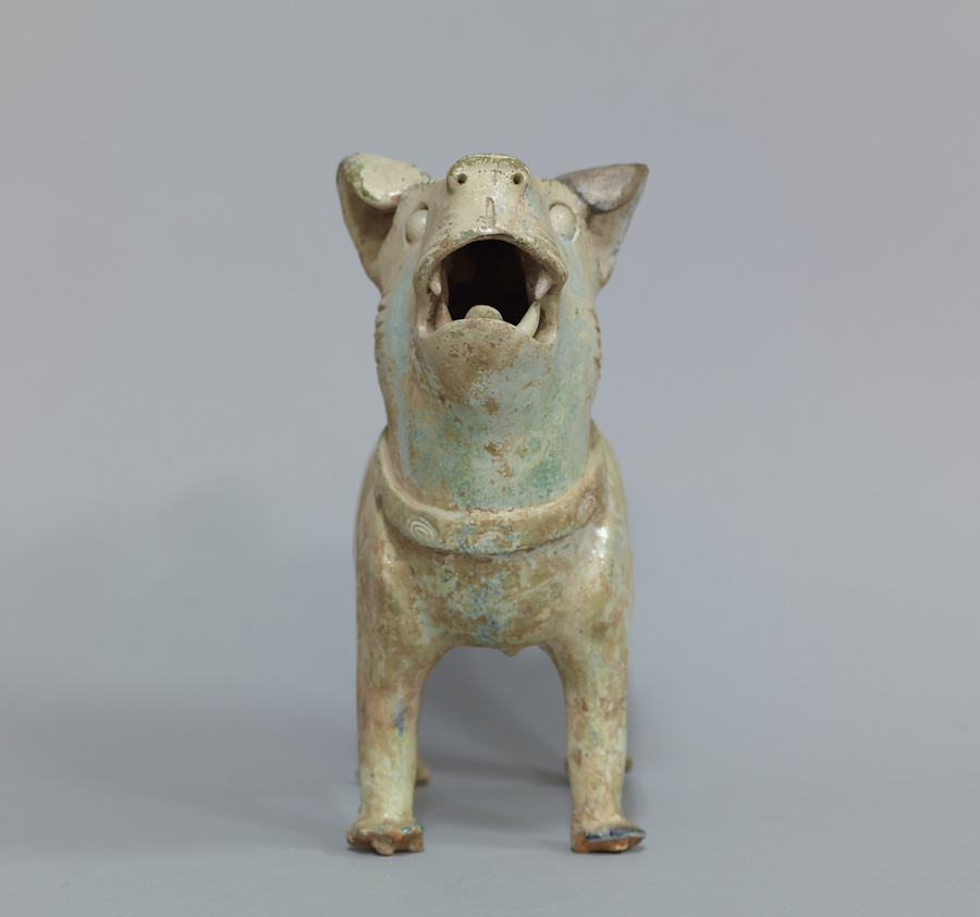緑釉犬 文化遺産オンライン