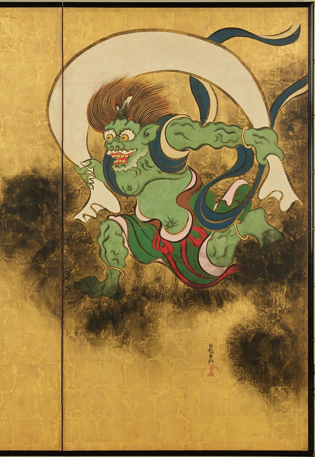 風神雷神図屏風 文化遺産オンライン