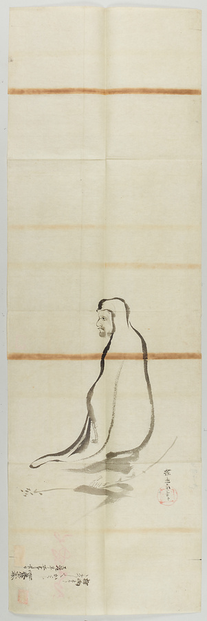 探幽／芦葉達磨図 文化遺産オンライン