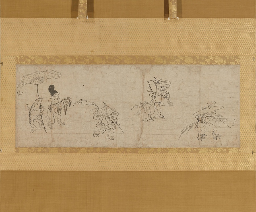 鳥獣戯画断簡 文化遺産オンライン