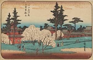 京都名所之内・通天橋ノ紅楓 文化遺産オンライン