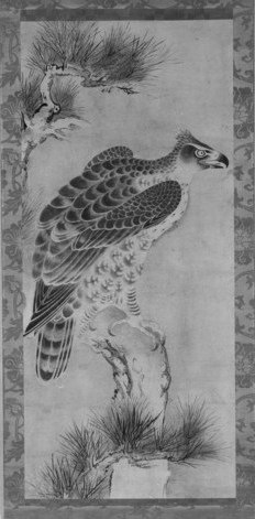 竹鷲・松鷹図 文化遺産オンライン