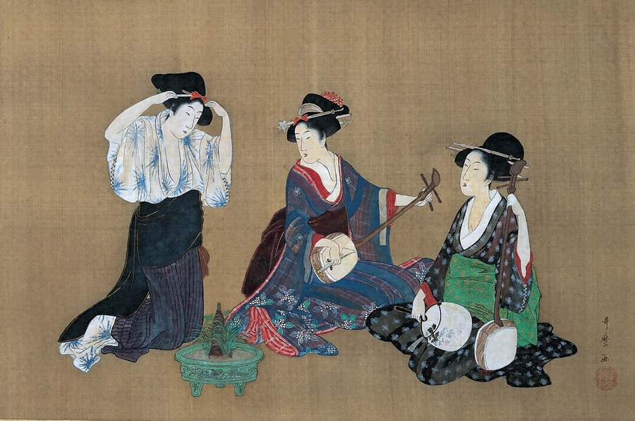 三美人図 文化遺産オンライン