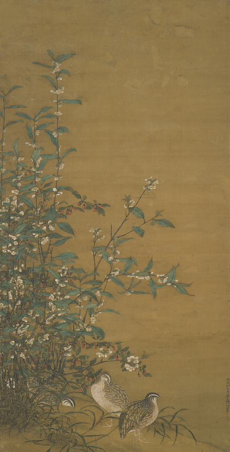 花鳥図 陳桐筆 文化遺産オンライン