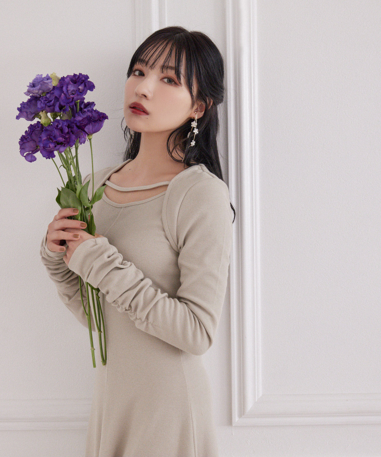 フィットアンドフレアリブワンピ – BUNNY APARTMENT