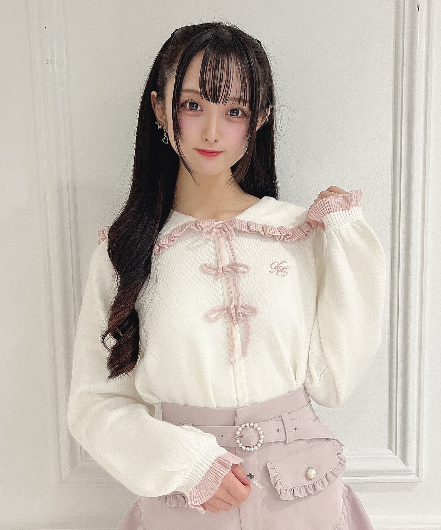 ポイント配色リボンニット – BUNNY APARTMENT