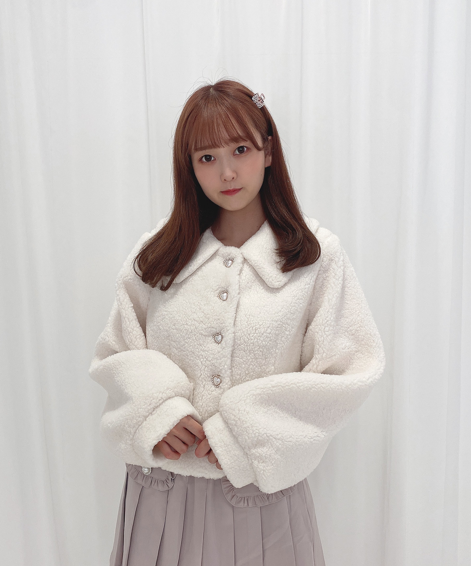 ハートボタンボアジャケット – BUNNY APARTMENT