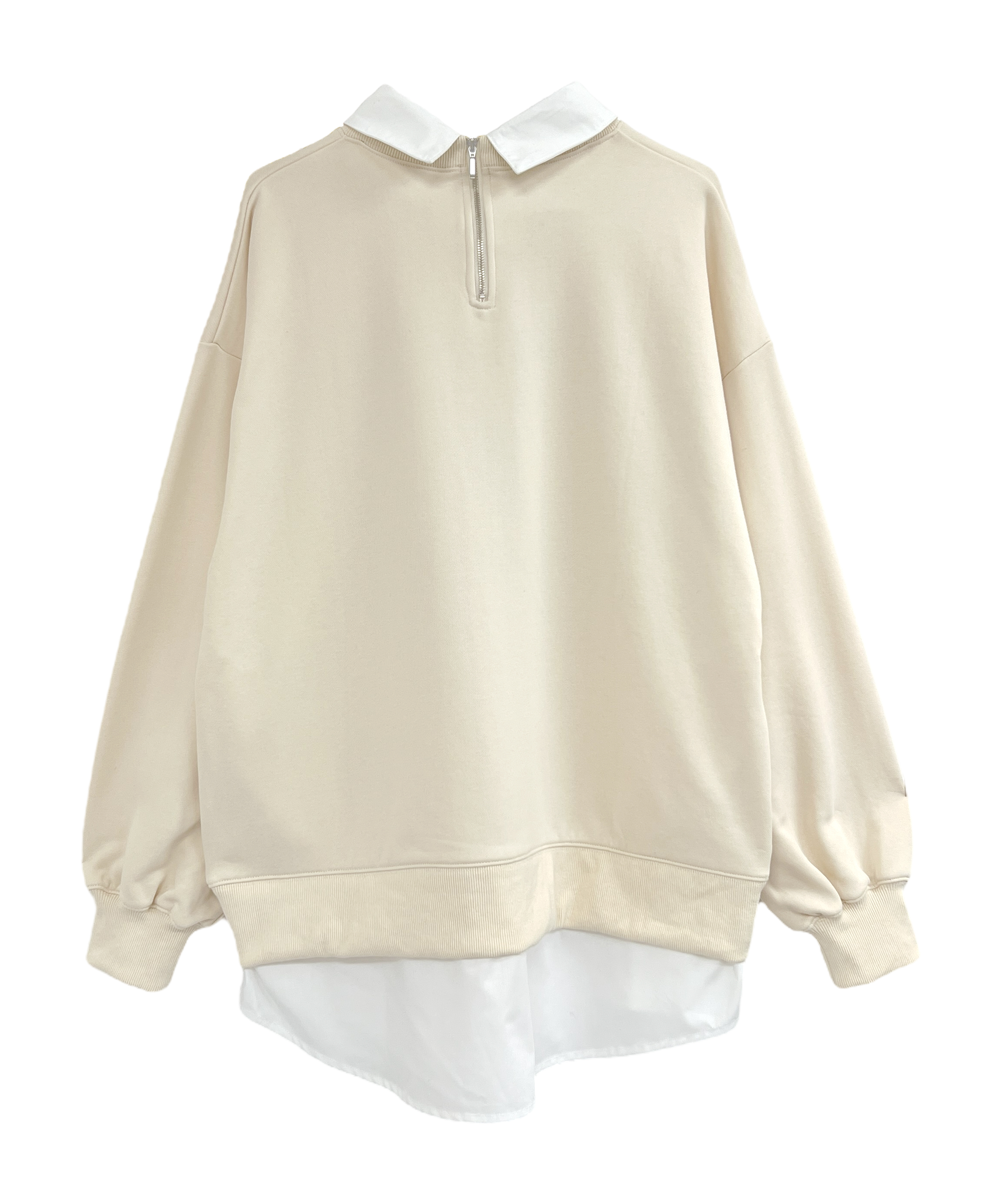 logo layered shirt sweat o/p – BUNNY APARTMENT