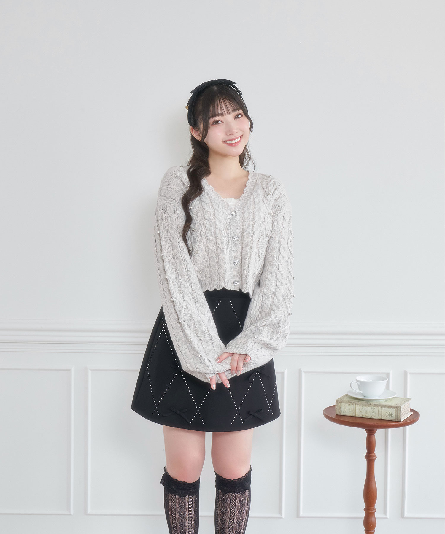 ハートビジューショートカーディガン – BUNNY APARTMENT