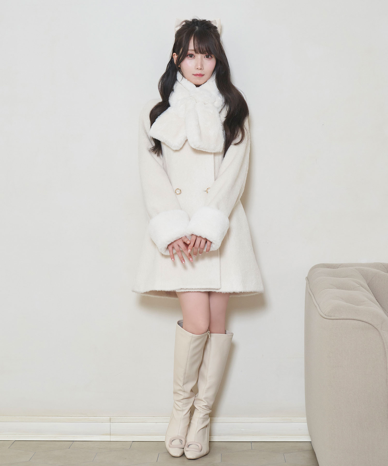 tippet muffler set coat – BUNNY APARTMENT