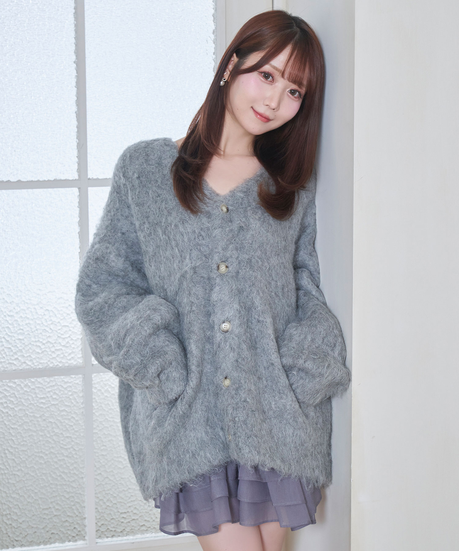 shaggy big cardigan – BUNNY APARTMENT