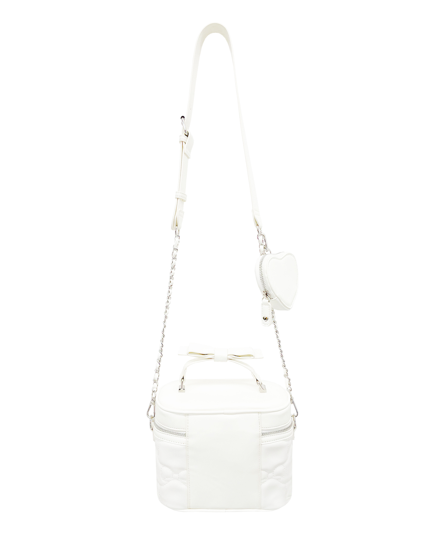 ハートポーチ付きリボンキルトバニティバッグ – BUNNY APARTMENT