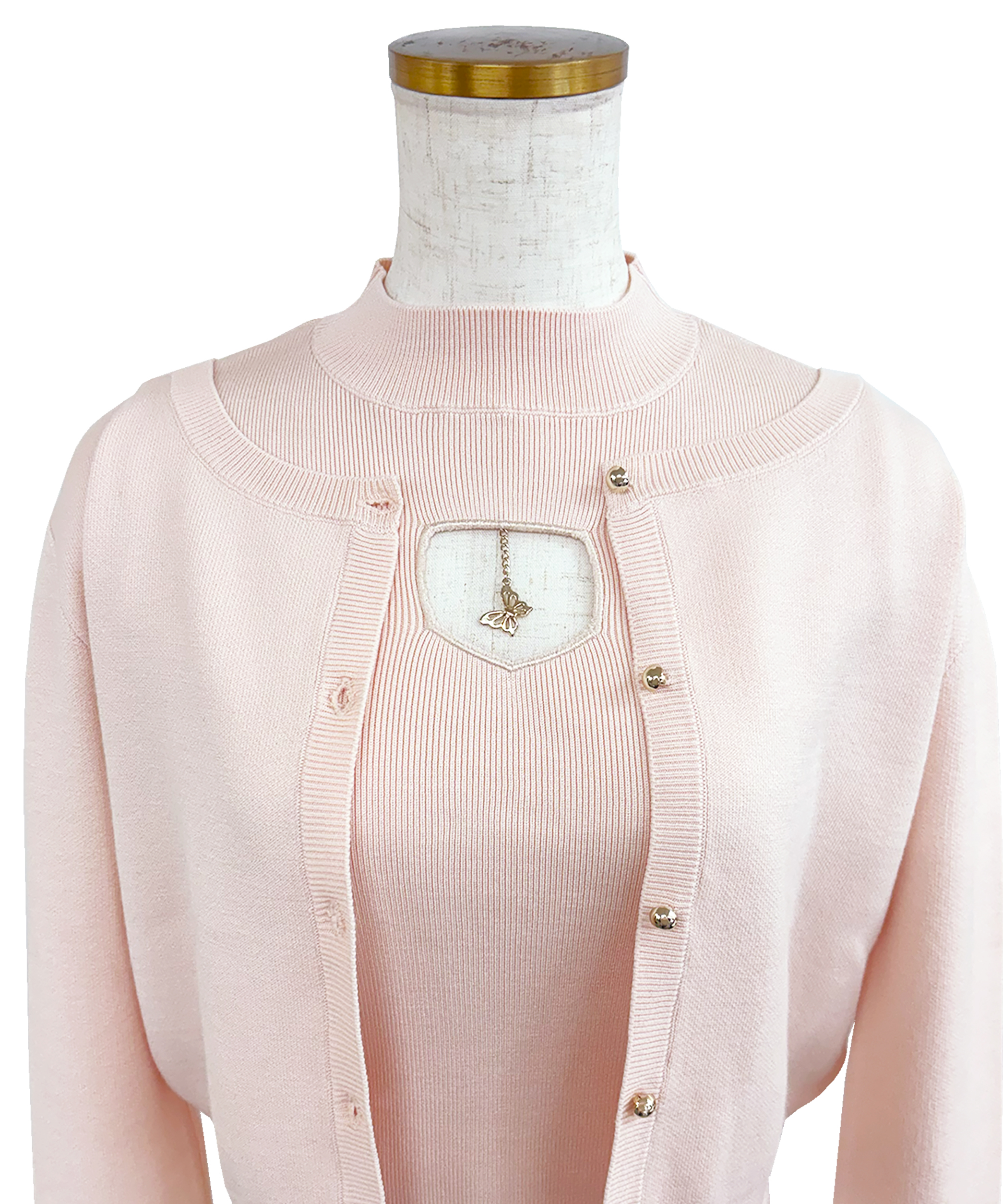 Chest charm Ens. knit tops – BUNNY APARTMENT