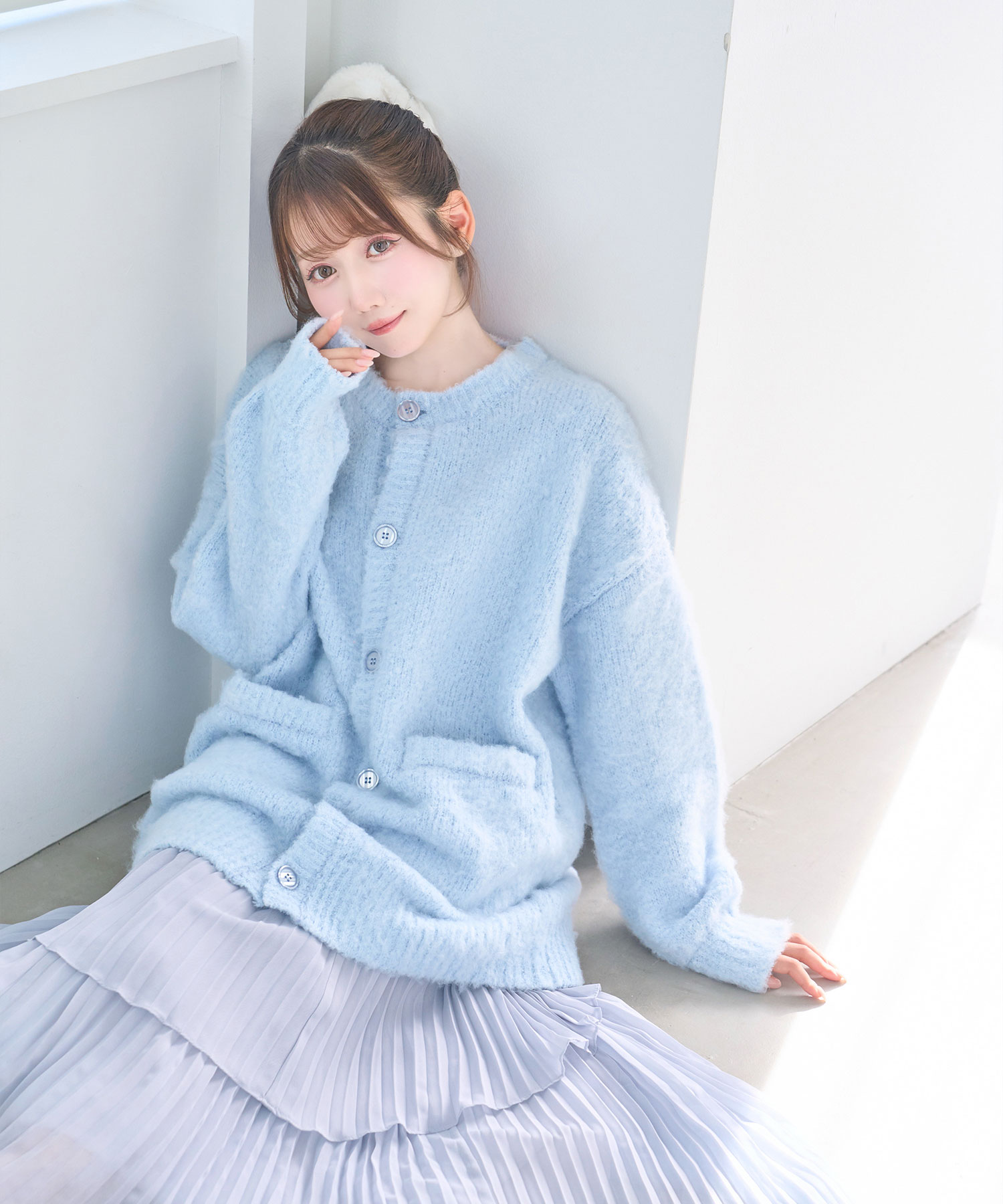 Shaggy knit cardie – BUNNY APARTMENT