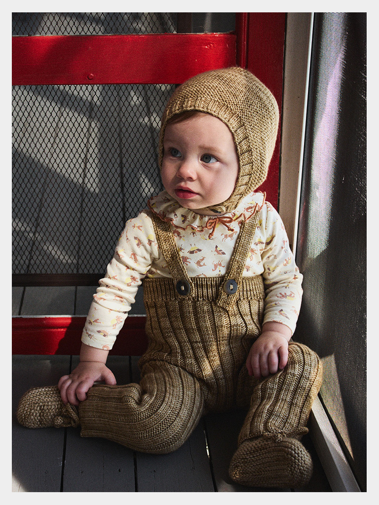 Misha & Puff 赤猫onesie 12-18m Misha & Puff 赤猫onesie 12-18m