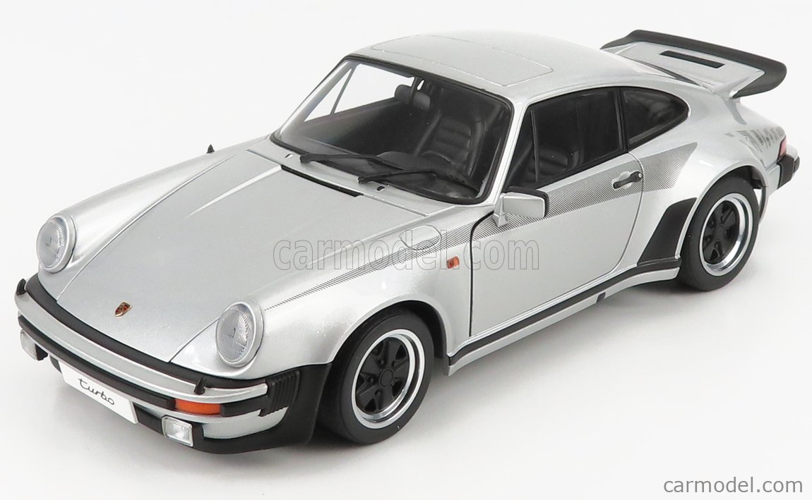 オートアート 1/18 ポルシェ 911 ターボ 3.0 シルバー /ミニカー 3.0