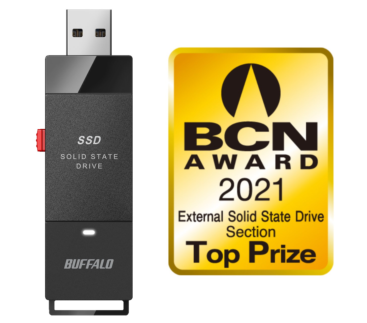 SSD-PUT Rugged and Portable Solid State Drive Stick | Buffalo Americas