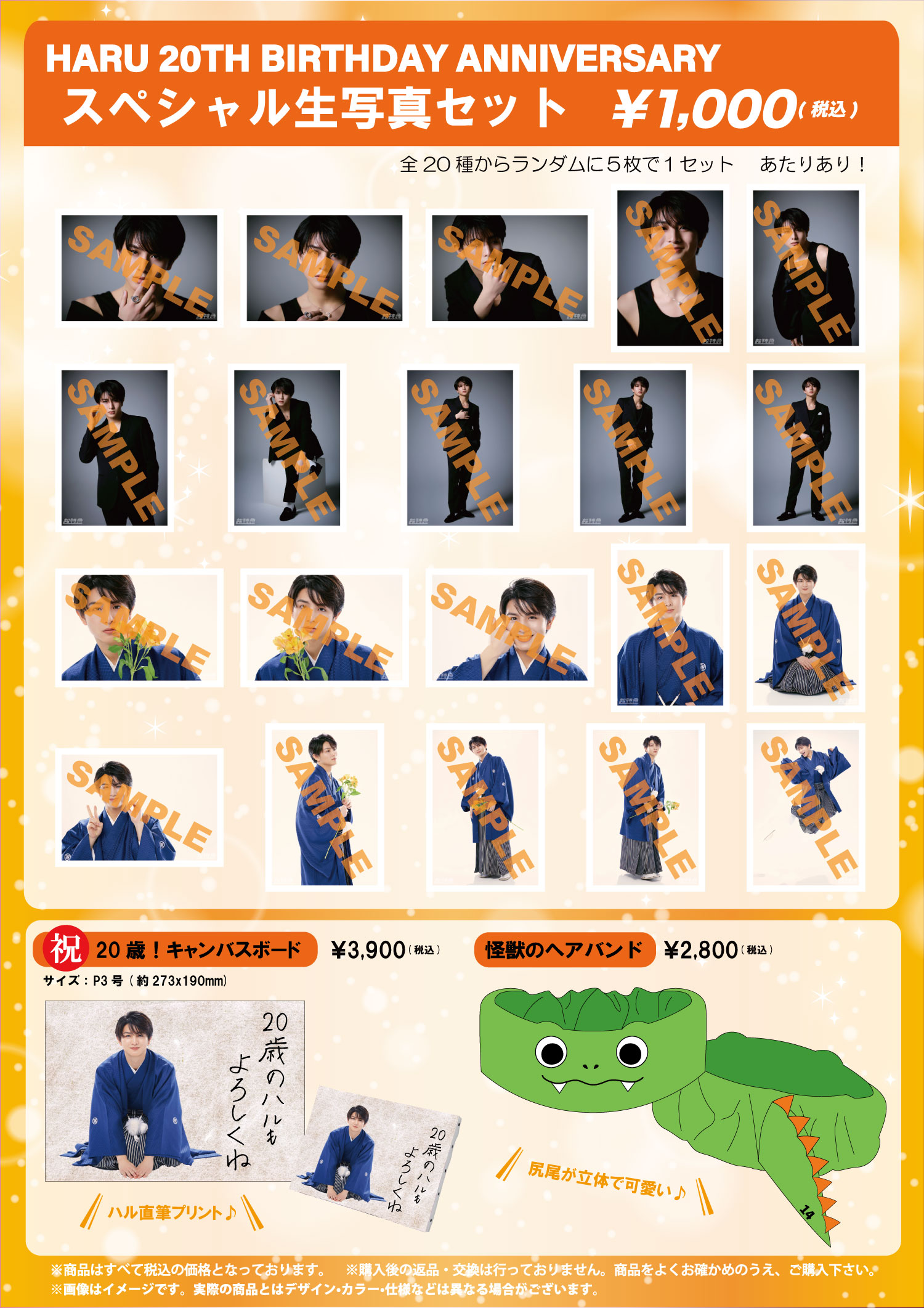 FC会員限定】 ハル 20th Birth Anniversary Ver.スペシャル生写真