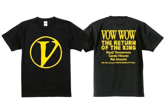 VOW WOW オフシャル・グッズ特別受注販売決定 | ʎʞɹǝ pɐǝɥuǝʞɹᴉq
