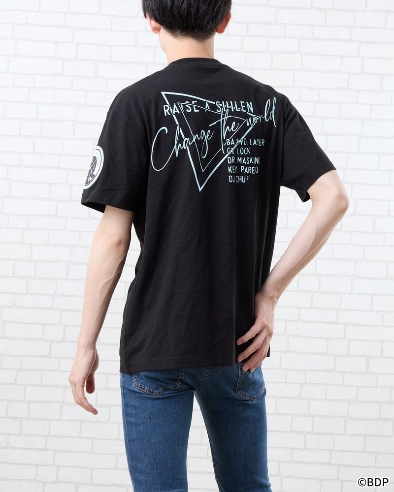 RAISE A SUILEN LIVE 2025「REBEL SOUNDWAVE」 ワッペン付きTシャツ