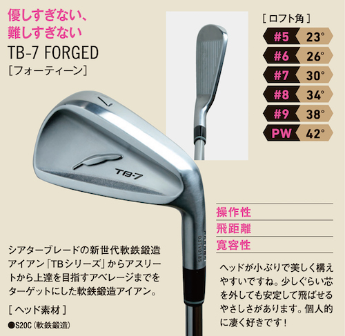 2022真夏版 アイアン大全！NEW MODEL CATALOG「7番アイアン 30度エリア
