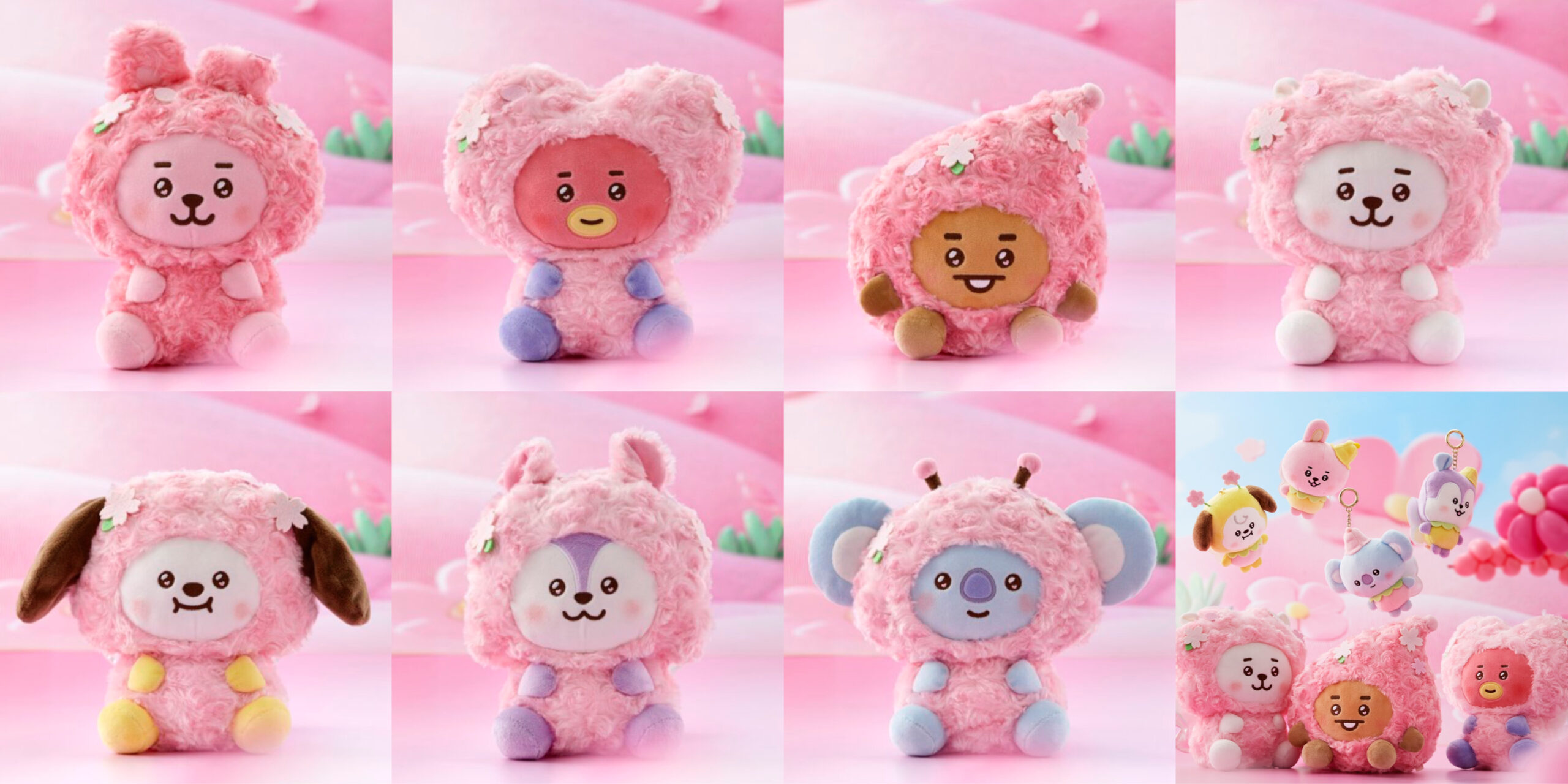 BT21の可愛い桜の妖精ぬいぐるみ「SPRING FAIRY」が発売決定！！発売日