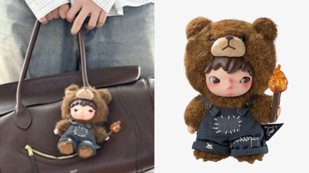 BTS テテが空港でバッグに付けていたくまのぬいぐるみが日本からも購入