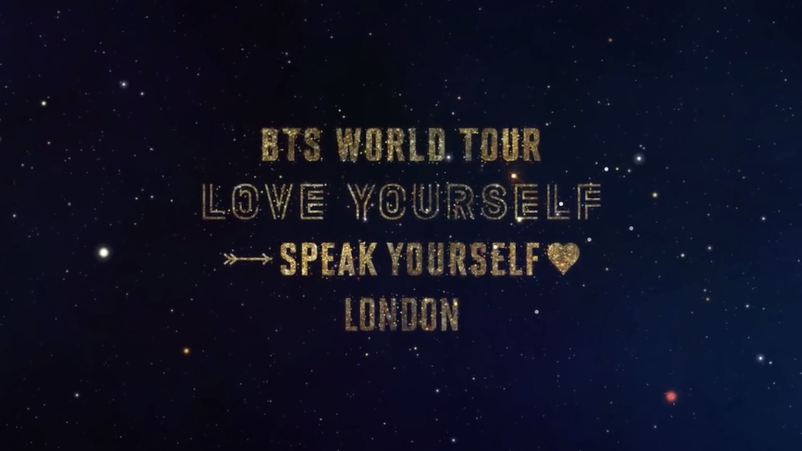 BTS SPEAK YOURSELF ロンドン公演のDVDが発売決定！！購入方法・詳細