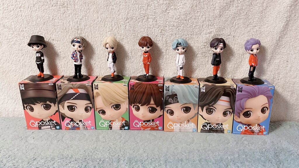 開封レビュー】BTS TinyTAN Q posket フィギュアの開封レビュー💜激