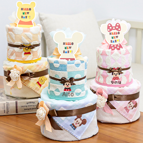 おむつケーキ出産祝いNo.1【Bellevie bebe/ベルビーベベ】