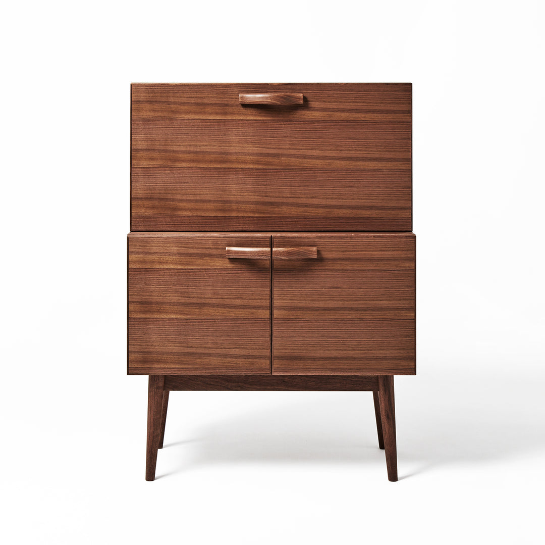 匠工芸 ヤマナミ ライティングビューロー 扉を開ければプライベート