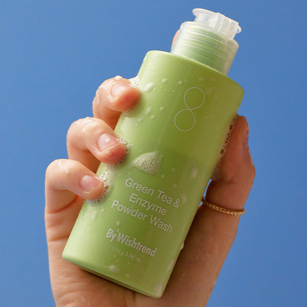 Green Tea & Enzyme Powder Wash l BY WISHTREND – ByWishtrend