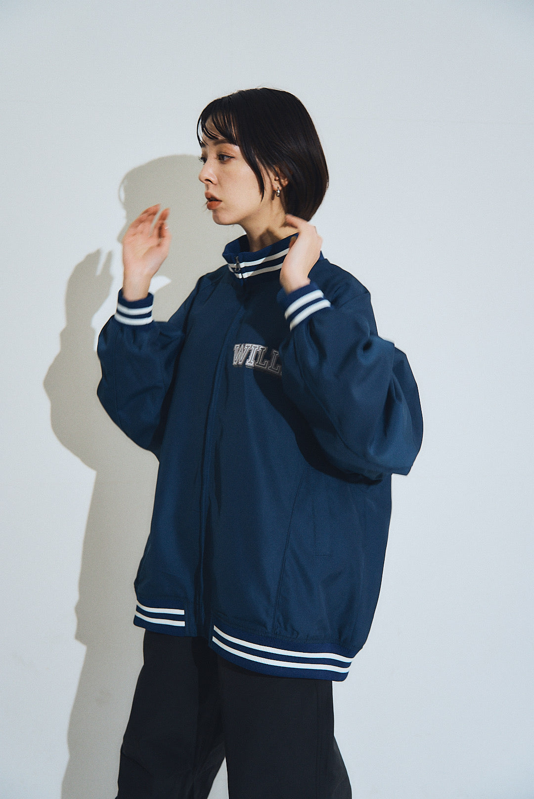 WILLY CHAVARRIA / STADIUM JACKET RECYCTEX VISION BLUE