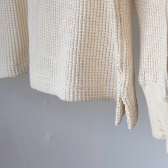 Soundman ワッフルタートルネック Strand 447M-962（ECRU） - C