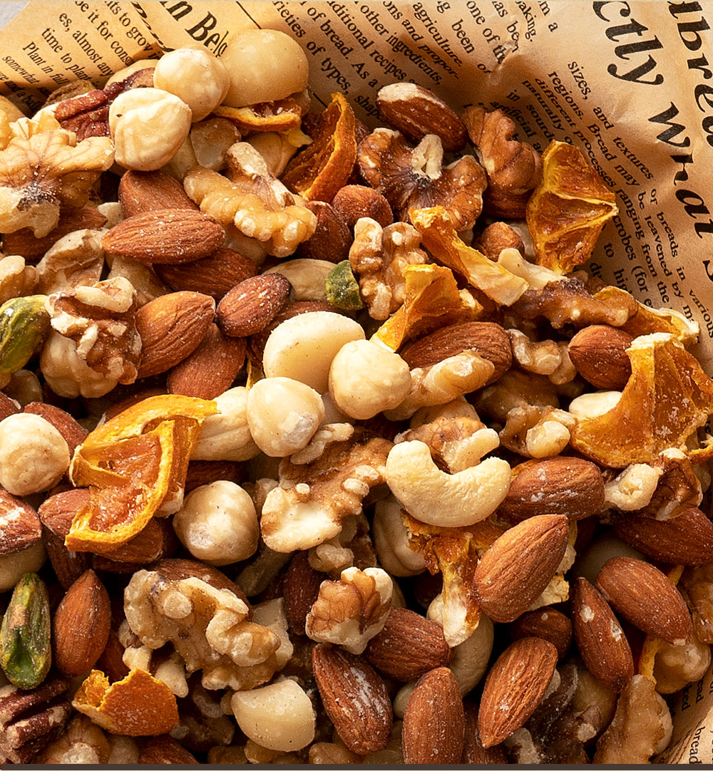 ミックスナッツ ドライみかん入り 父母ヶ浜ミックスナッツ 850g 送料