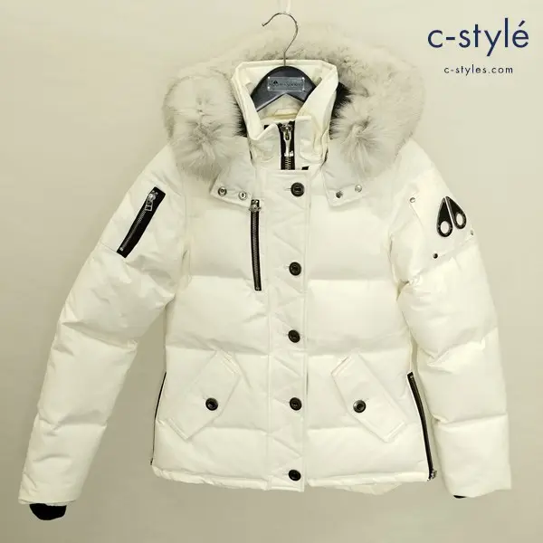 MOOSE KNUCKLES ムースナックルズ ダウンジャケット S スノーホワイト