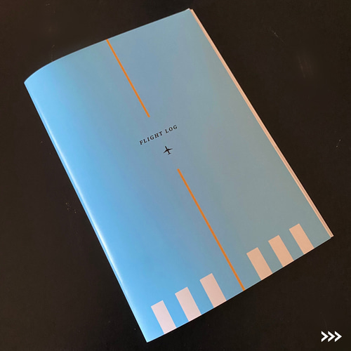 2色から選べる】飛行機の特別なノート ✈︎ フライトログブック