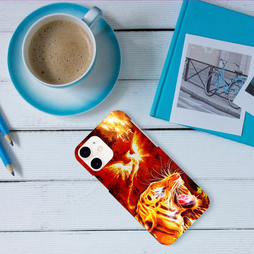 火の鳥・炎の虎／虎 火の鳥 フェニックス ファイアーバード ファイア