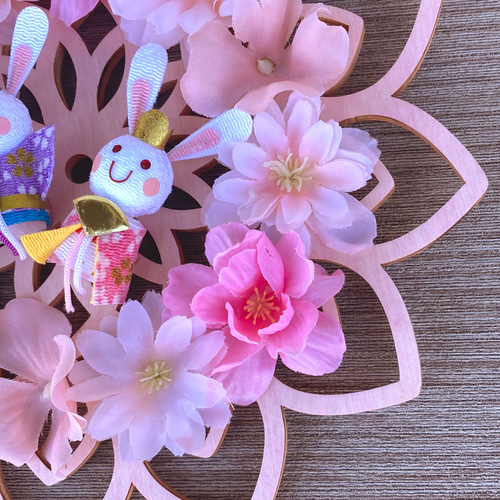 1番人気【ひな祭り・おひなさま】ひなまつりリース ー桃の節句