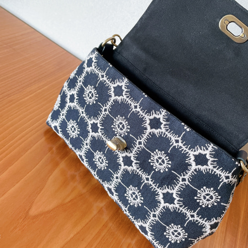 ミナペルホネン チェーン付き ハンドバッグ ハンドメイド バッグ