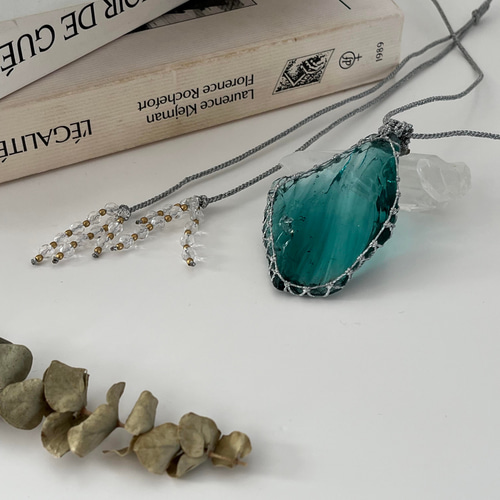 ペンダント トップ 天然石 大きめ 金属アレルギー対応 大人かわいい