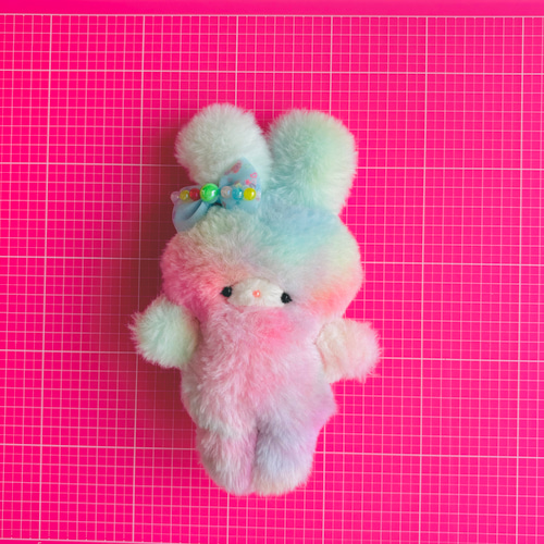 ゆめかわ♡フワフワうさぎ♡手のひらサイズのぬいぐるみ♡①